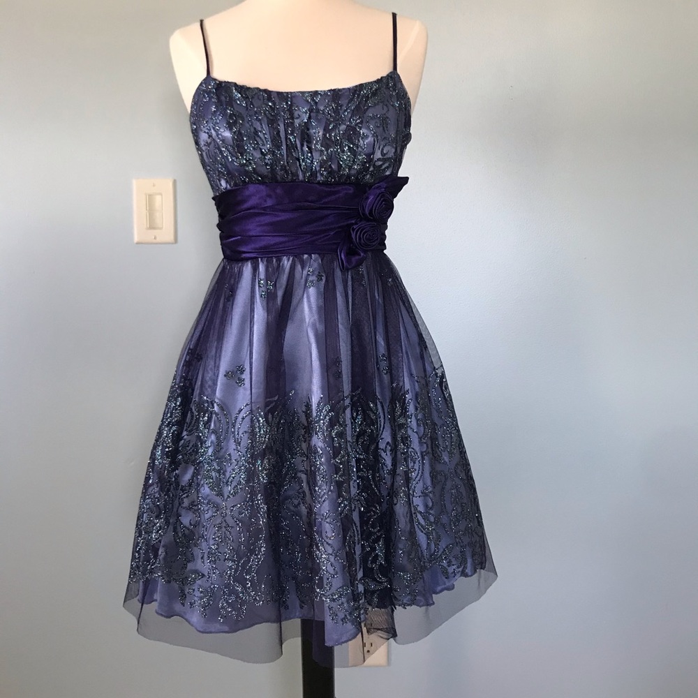 Purple Homecoming Dress